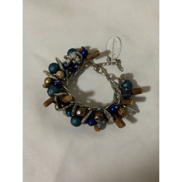 women's Sheerwater beach wear Bracelet multicolor natural beaded hand crafted. - Picture 10 of 13